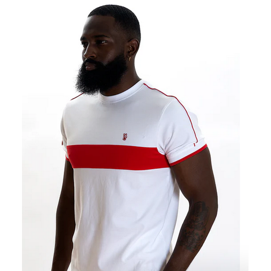 MAKOBI RICCI CORE T-SHIRT-RED/WHT